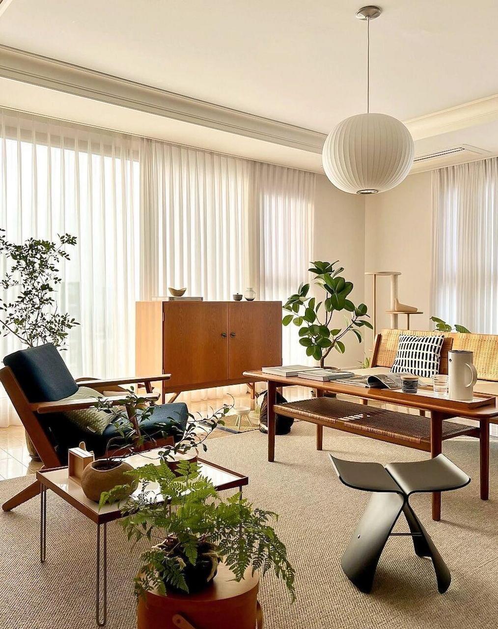 韩式风格的家,白帘,阳光和中古家具好搭 [点亮平安灯]周一看到这个