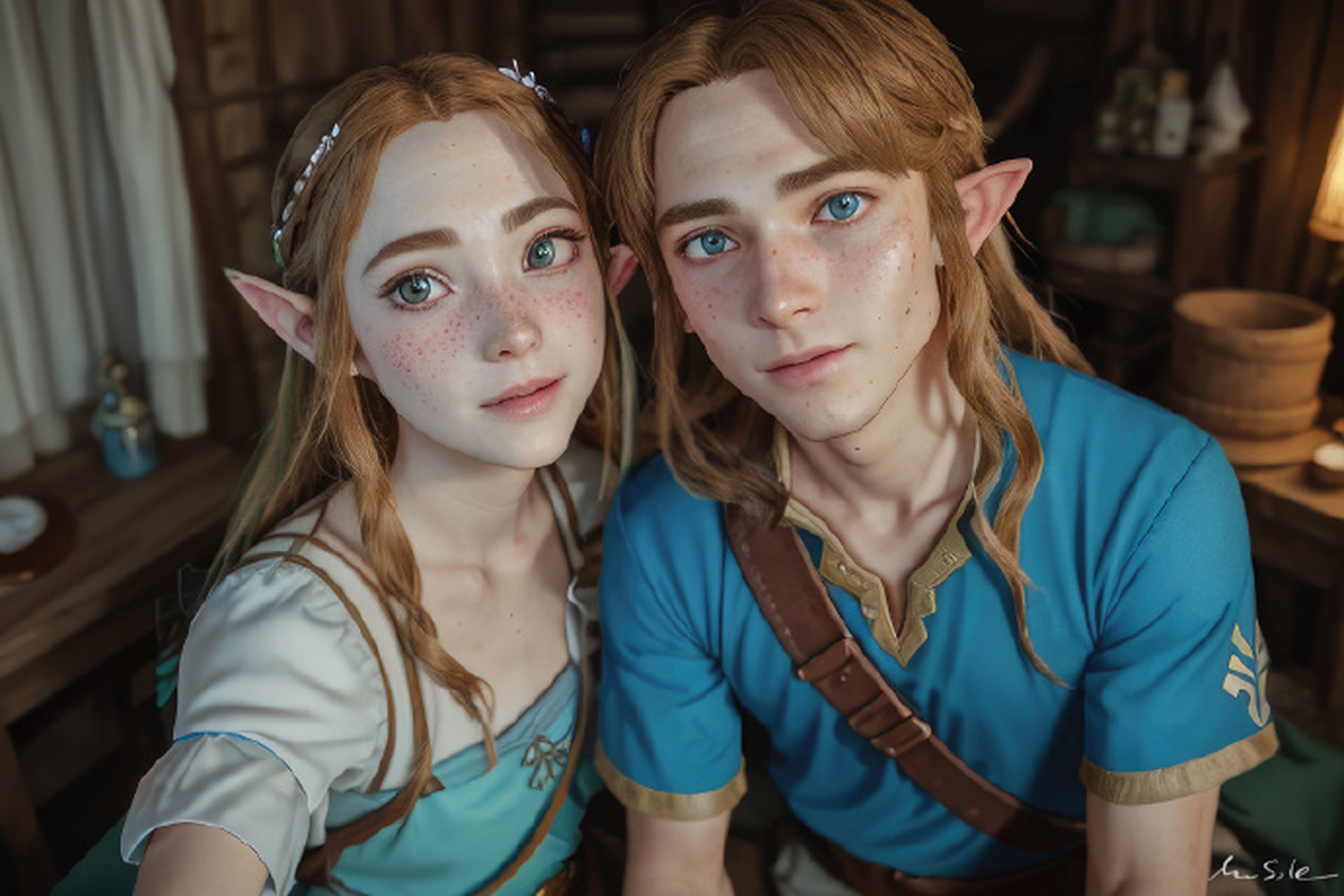 游戏#  ai眼里的塞尔达  by: darkside1977 676767