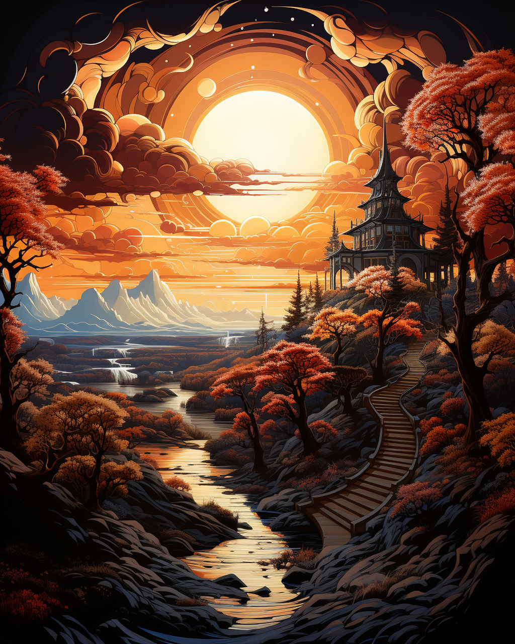 这是一条通往永生的路!#ai绘画