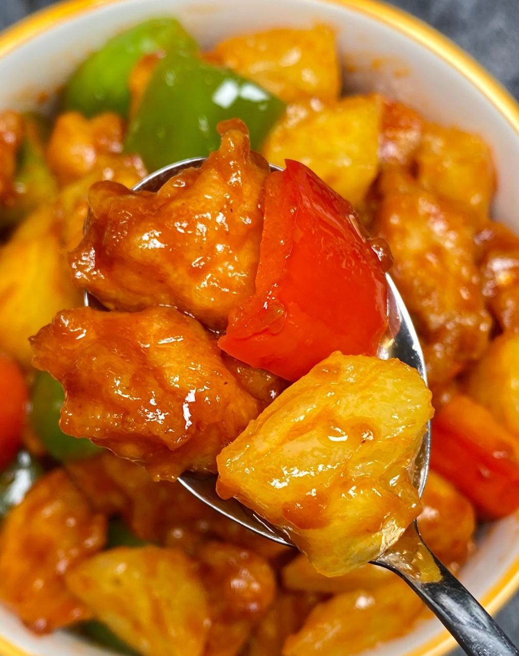 这道糖醋咕咾肉,酸酸甜甜,怎么吃不腻![赞r] 酸甜可口!开胃解腻!