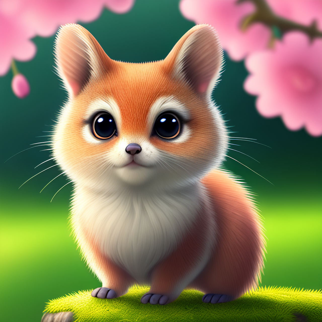 春天的小动物#百度ai绘图黑科技