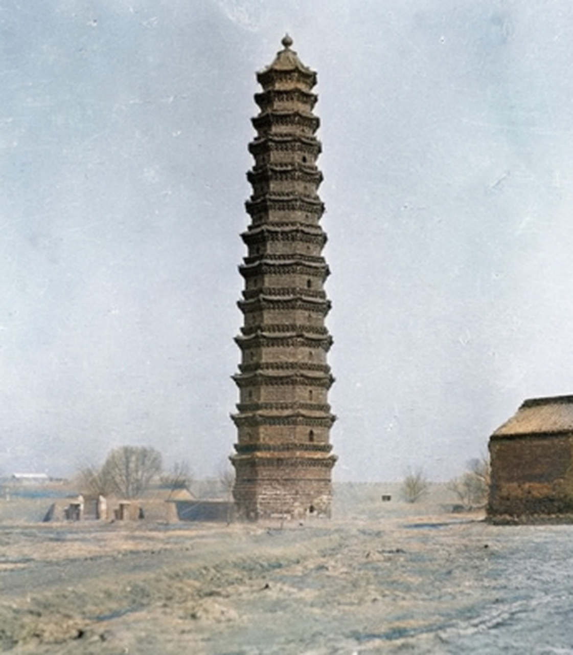 1917年的开封独乐岗,荒凉的王旦墓.