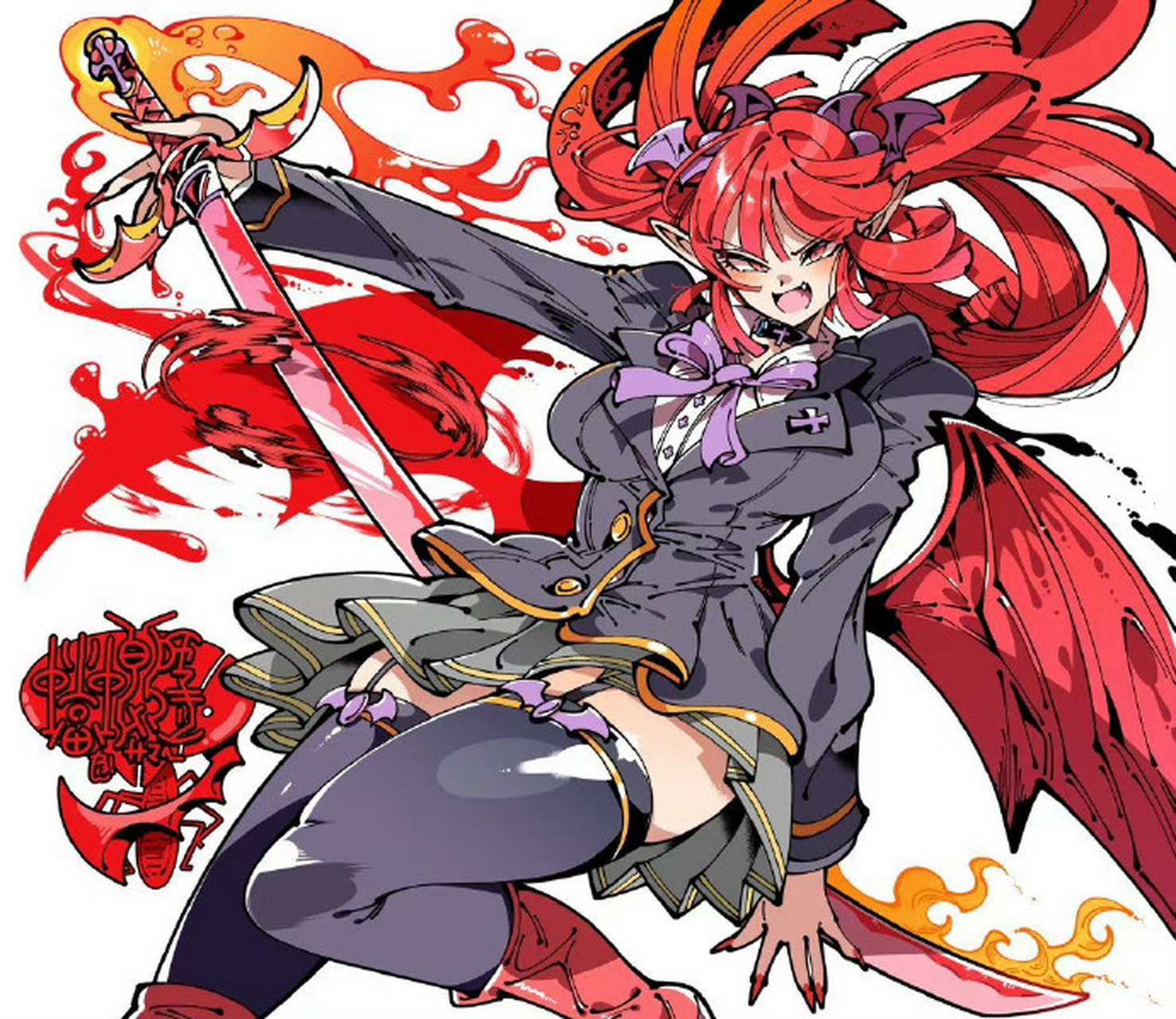 独特气质的线稿画风 动漫插画参考 かふん kafu #人物线稿# #动漫插画