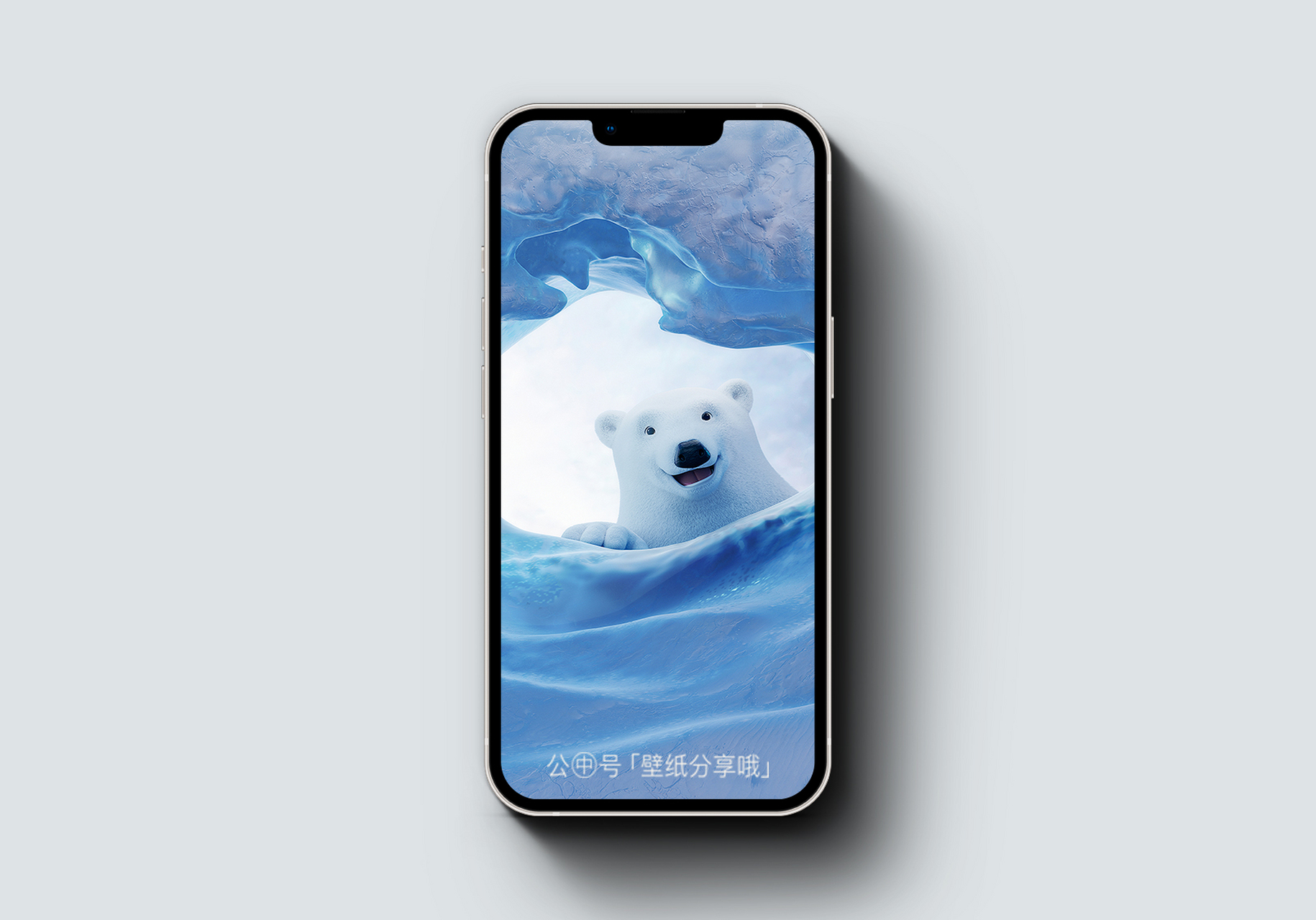 北极熊动态壁纸来咯~ 华为 mate x2 折叠屏北极熊动态壁纸,壁纸也有