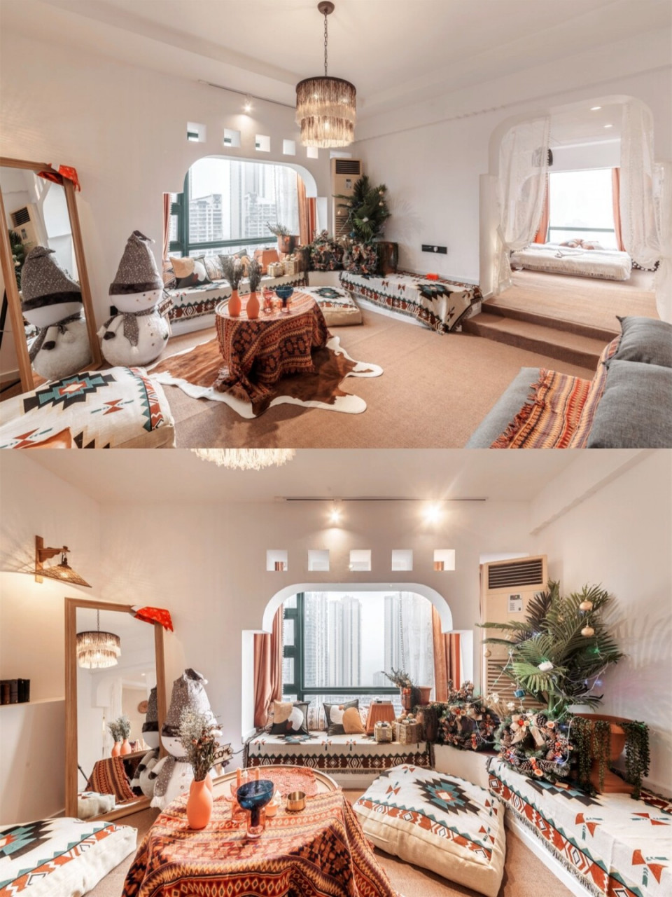 超美的异域风重庆民宿 伊斯兰造型设计 空间错落 层次分明[哼] 还有