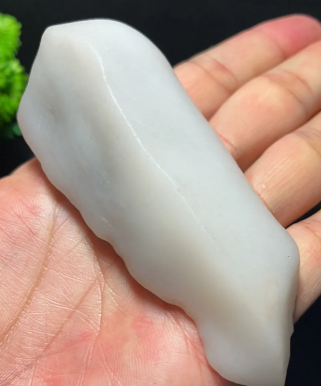 点击头像看直播##金丝玉# 太美了,精美的戈壁玉,白如羊脂,细腻如油