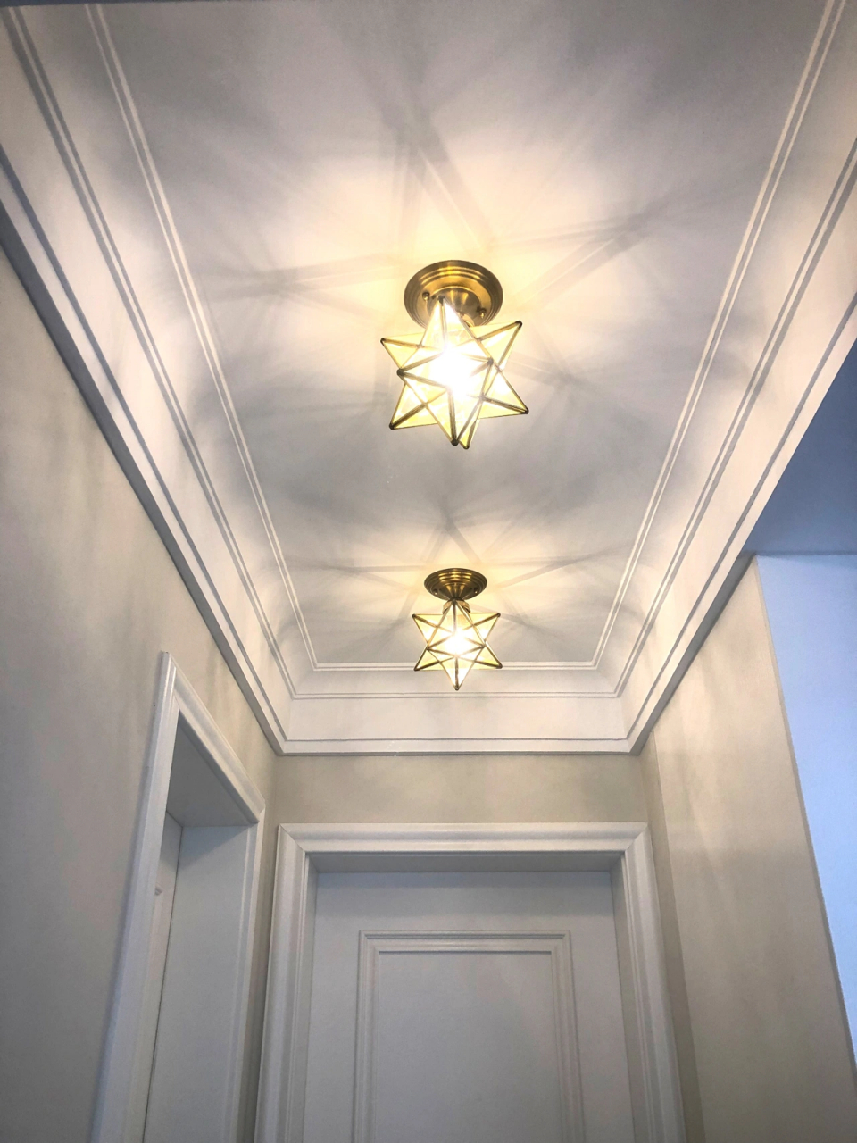 过道一定要做双眼皮吊顶,太有氛围感了 [樱花]  1.