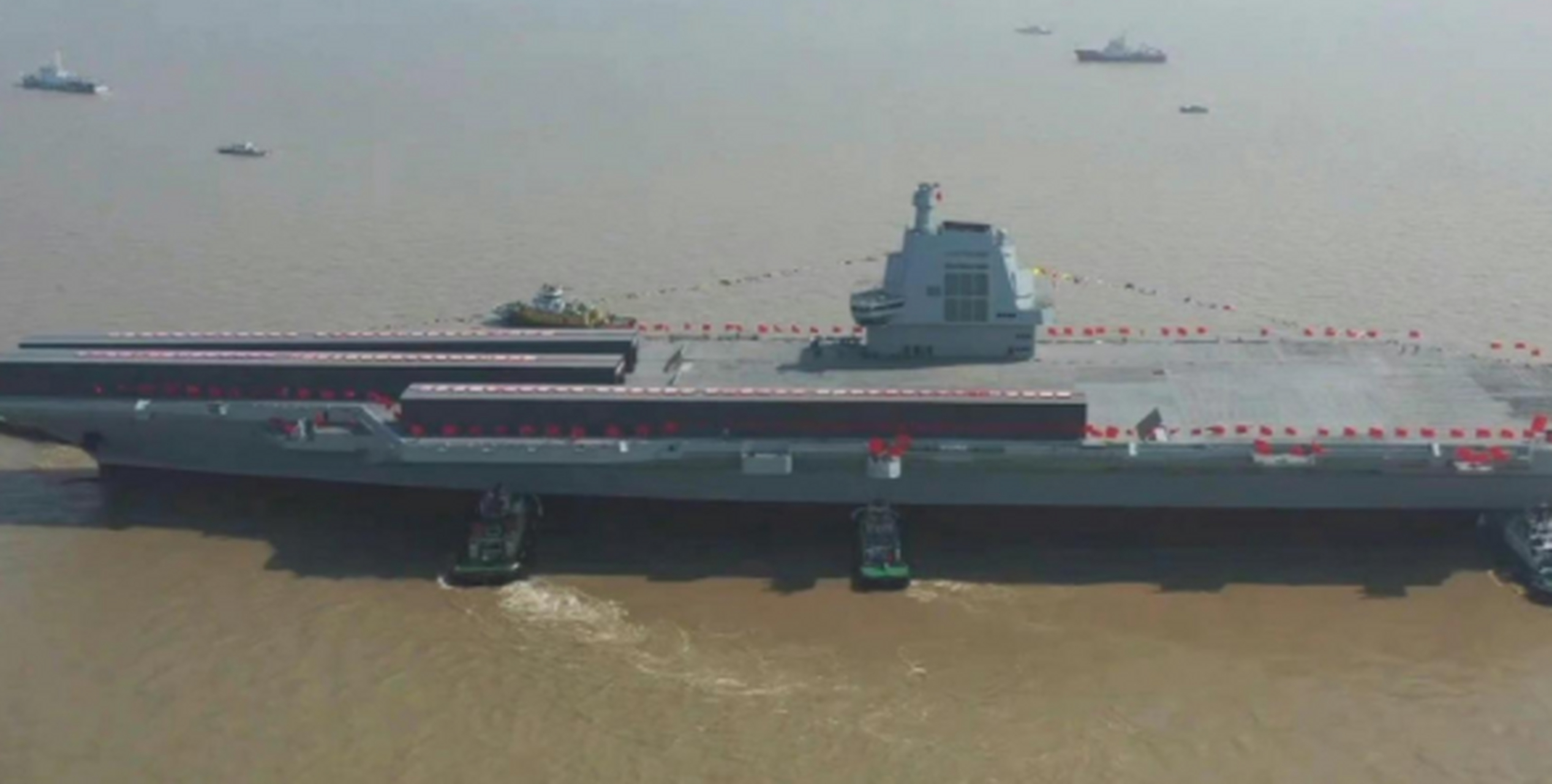 中国003母舰最新进展图片
