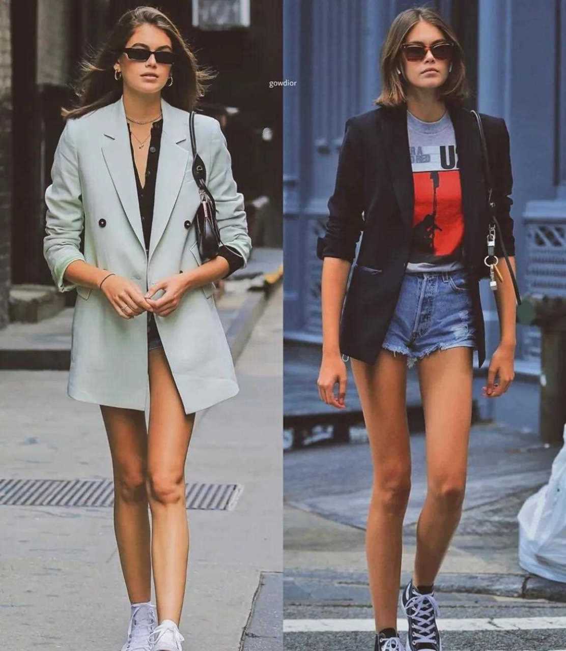 超模kaiagerber 时尚街拍秀![黄牌]