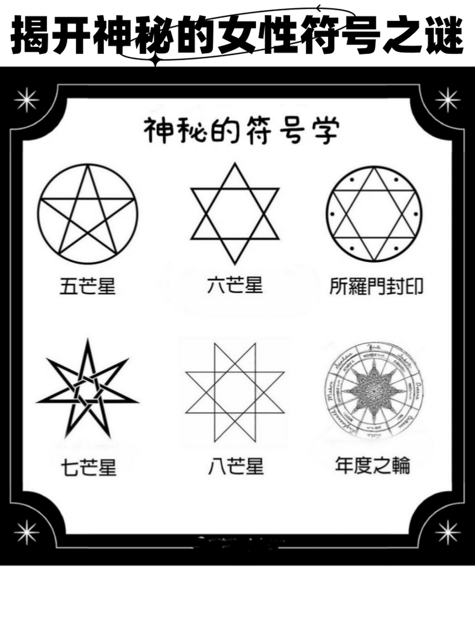 这些星形图案在历史上的使用范围很广,具有特殊的象征意义.