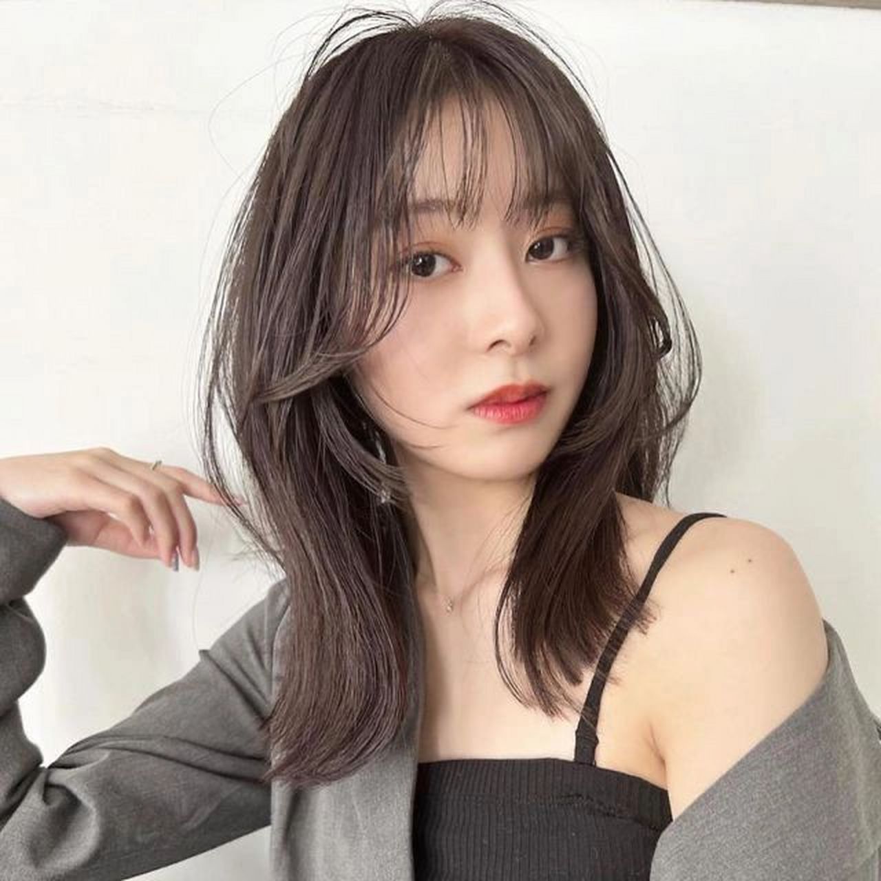 日系锁骨发卷发 日系风简约凌乱慵懒卷发