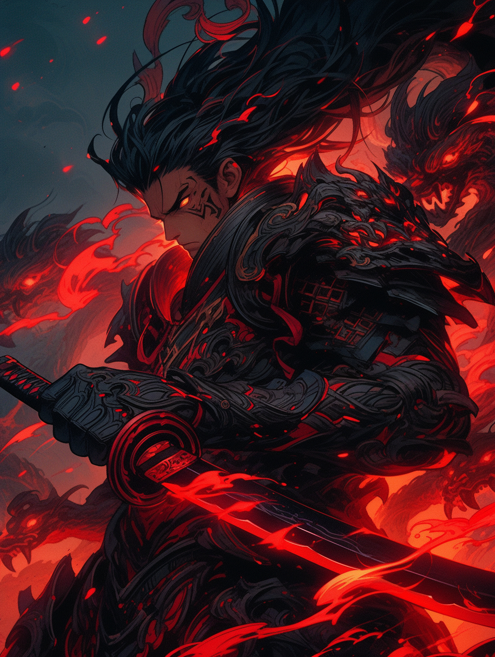 鬼剑士,遇神杀神,遇魔斩魔!#ai绘画