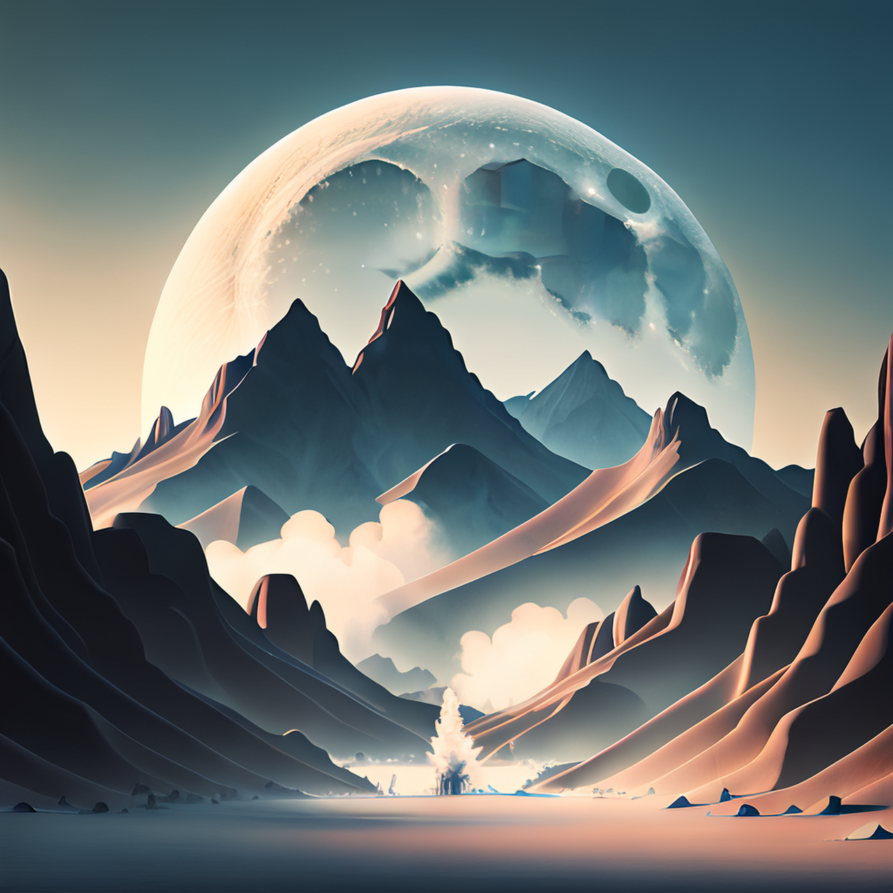 百度ai绘图黑科技#壁纸,微视图,古风绘画,中国风,描绘古诗词,古典美.