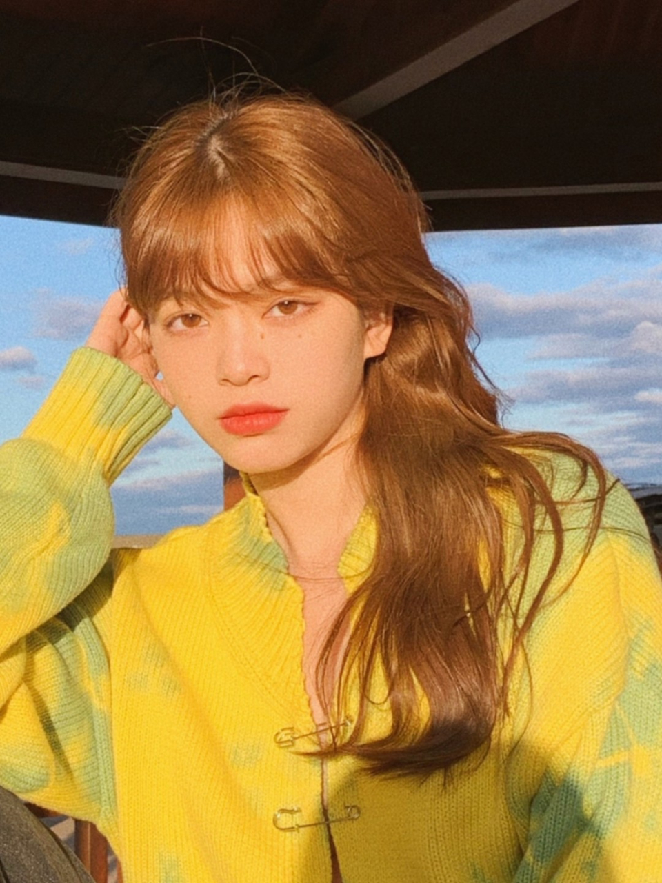 超级仙的亚麻金棕色!