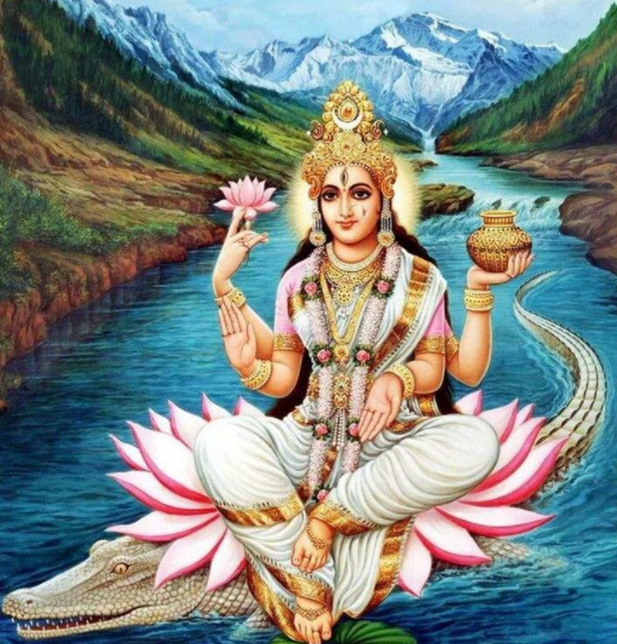 印度神话繁荣女神图片