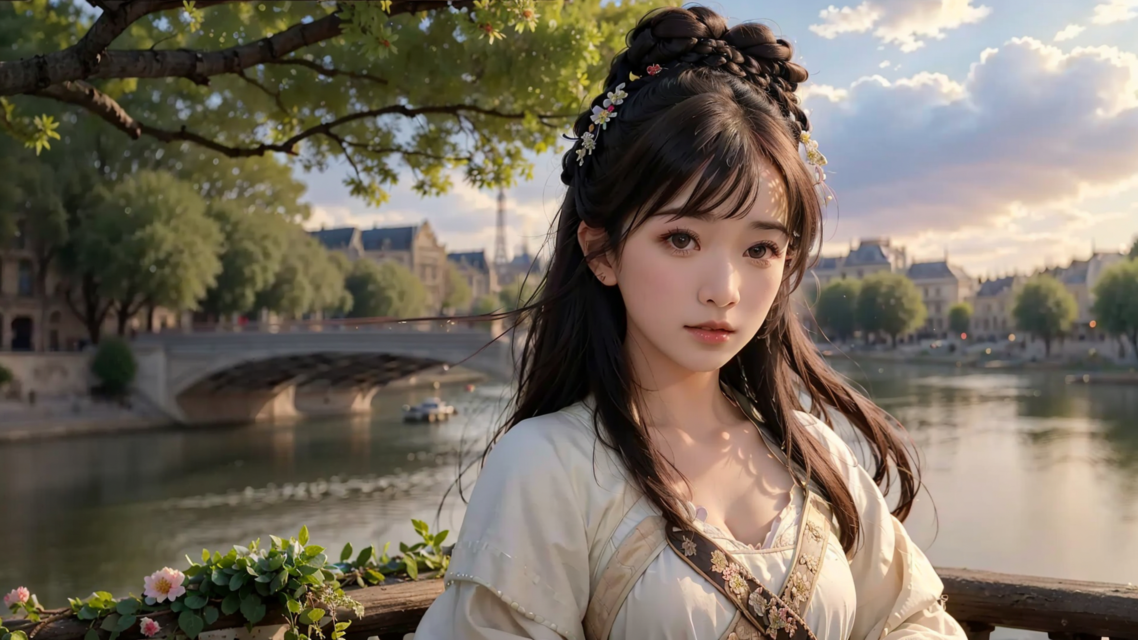 ai美女-漂亮的古风小姐姐(2)#古风# #美女