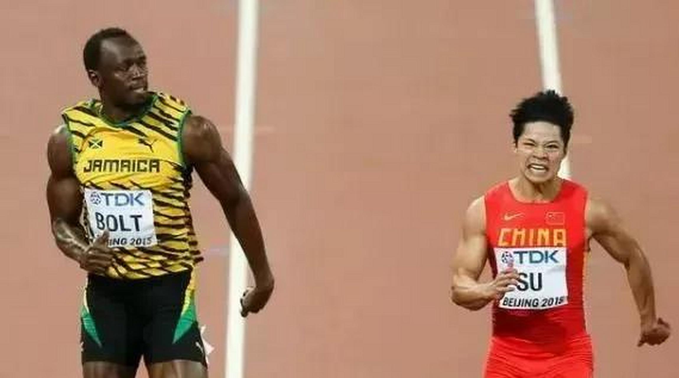 gif创作人# 世界飞人博尔特与老婆,三个孩子们的全家福,博尔特帐乔
