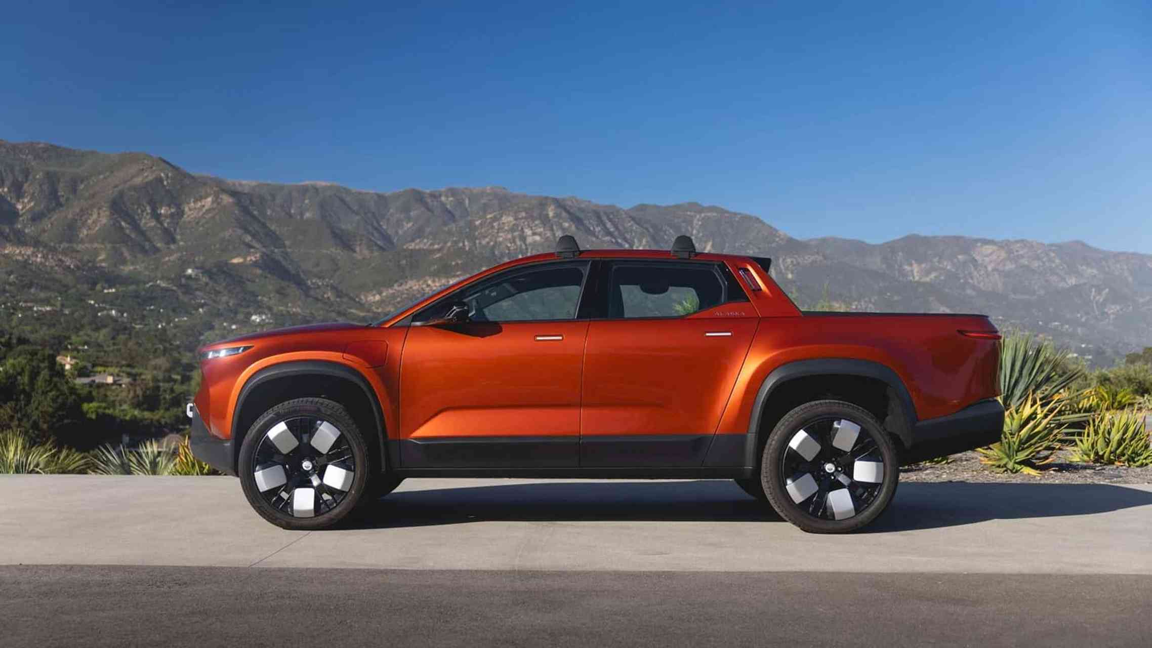 fisker alaska电动皮卡车亮相,续航里程达 340 英里(约548公里),售价