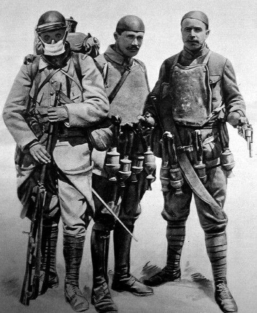 战壕突击队(trench raider)出现于一次大战壕堑战场.