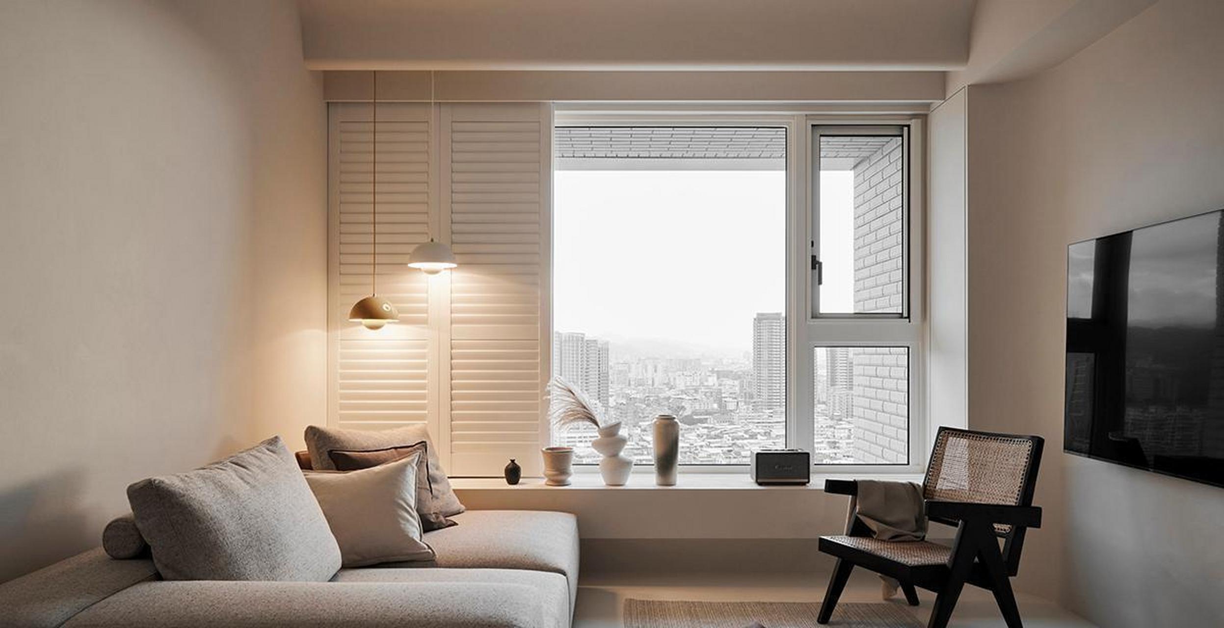 给大家分享一个盐系风格的装修案例.