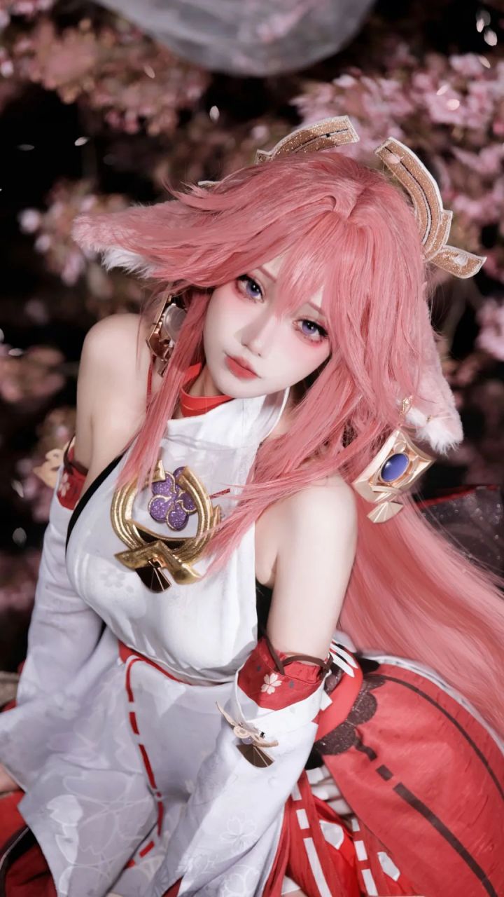 二次元cosplay#  《原神》八重神子-cosplay