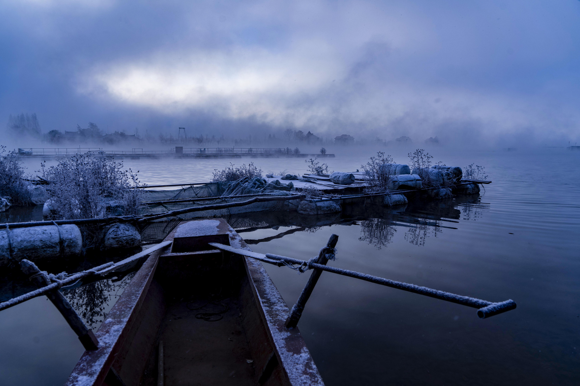 网红打卡地辽宁杠杠滴# 郭贵宝:云雾缭绕渔家情 宽甸县摄影家协会