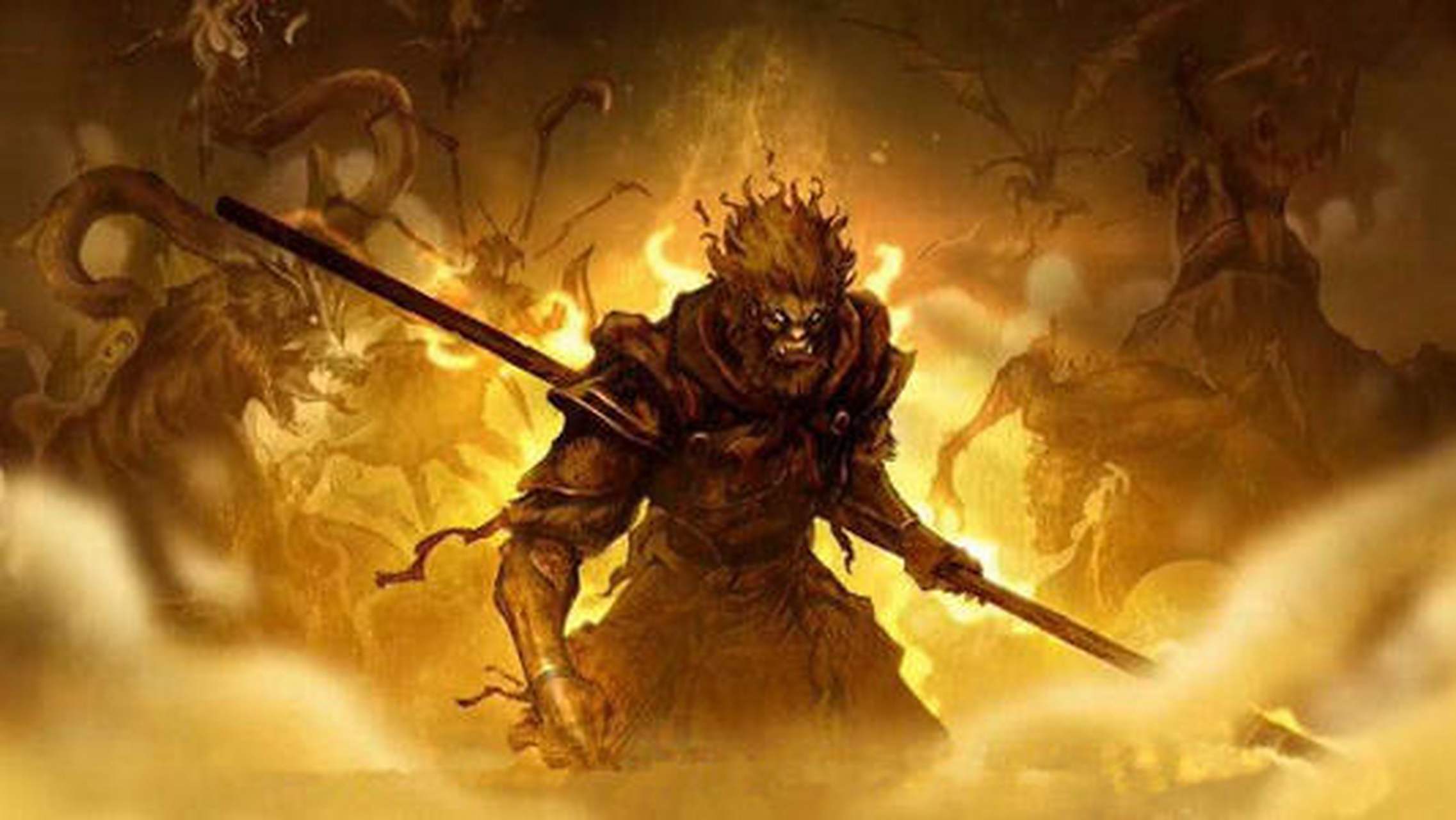 混世四猴:神话小说中的四大奇猴,分别是孙悟空(灵明石猴)乃神通广大