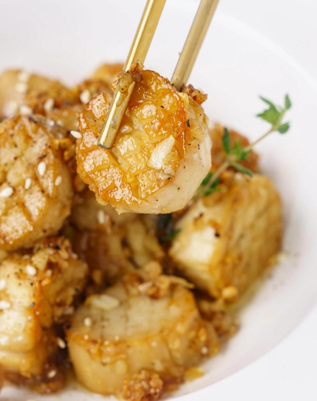 蒜香黄油杏鲍菇,比扇贝还好吃 蒜香黄油杏鲍菇,素食料理巅峰.