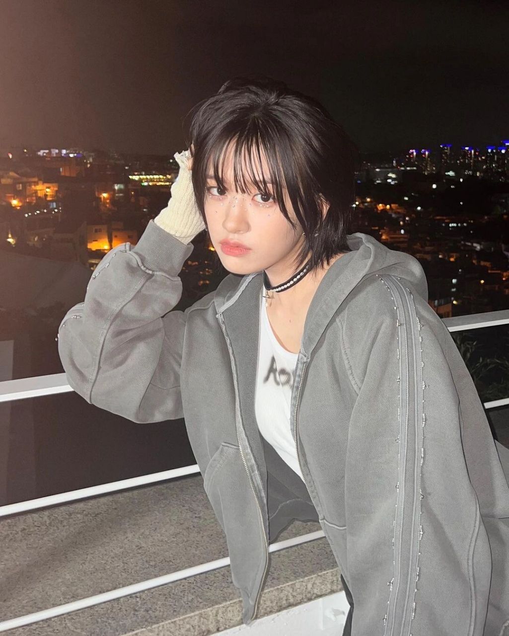 安宥真ins更新短发的宥真好帅!