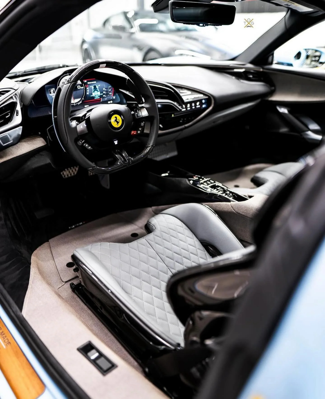 baby blue小清新tailor made sf90 spider  法拉利|法拉利sf90|超级