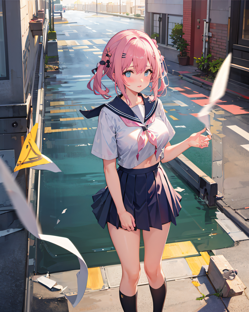 夏天来了,好热呀,该怎么降温#二次元少女美图