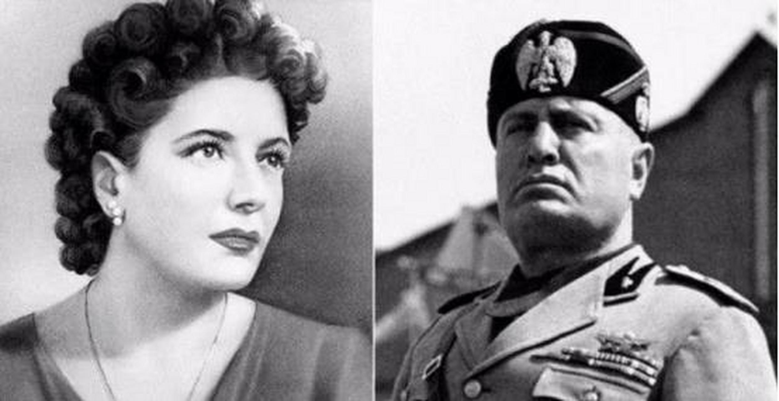 1943年,墨索里尼的情妇克拉拉被处决后倒吊在广场上,她的短裙垂下来