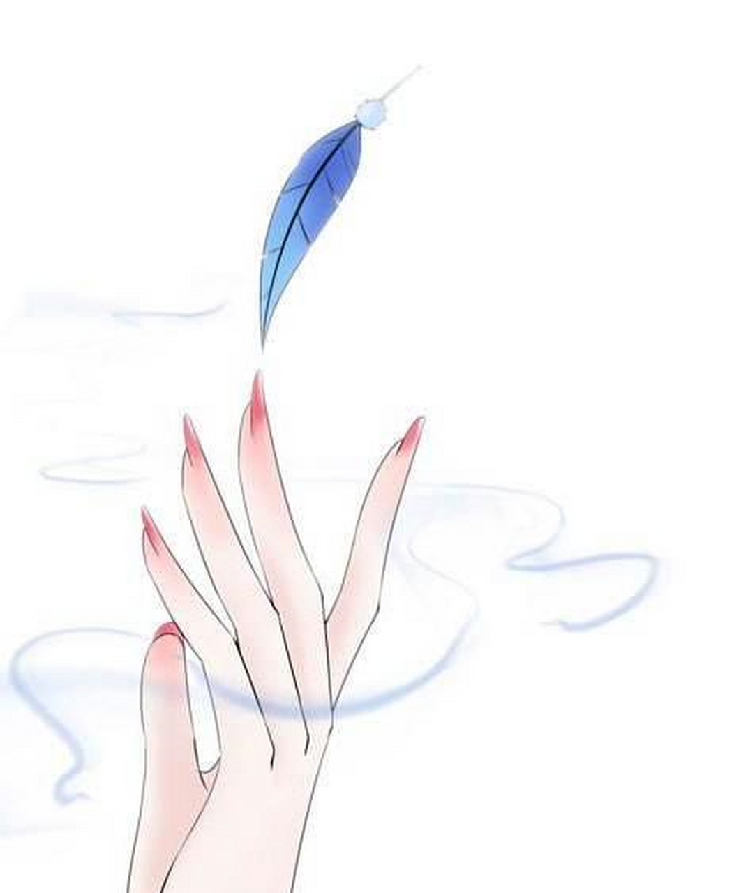 古风手部绘画,唯美纤纤玉手