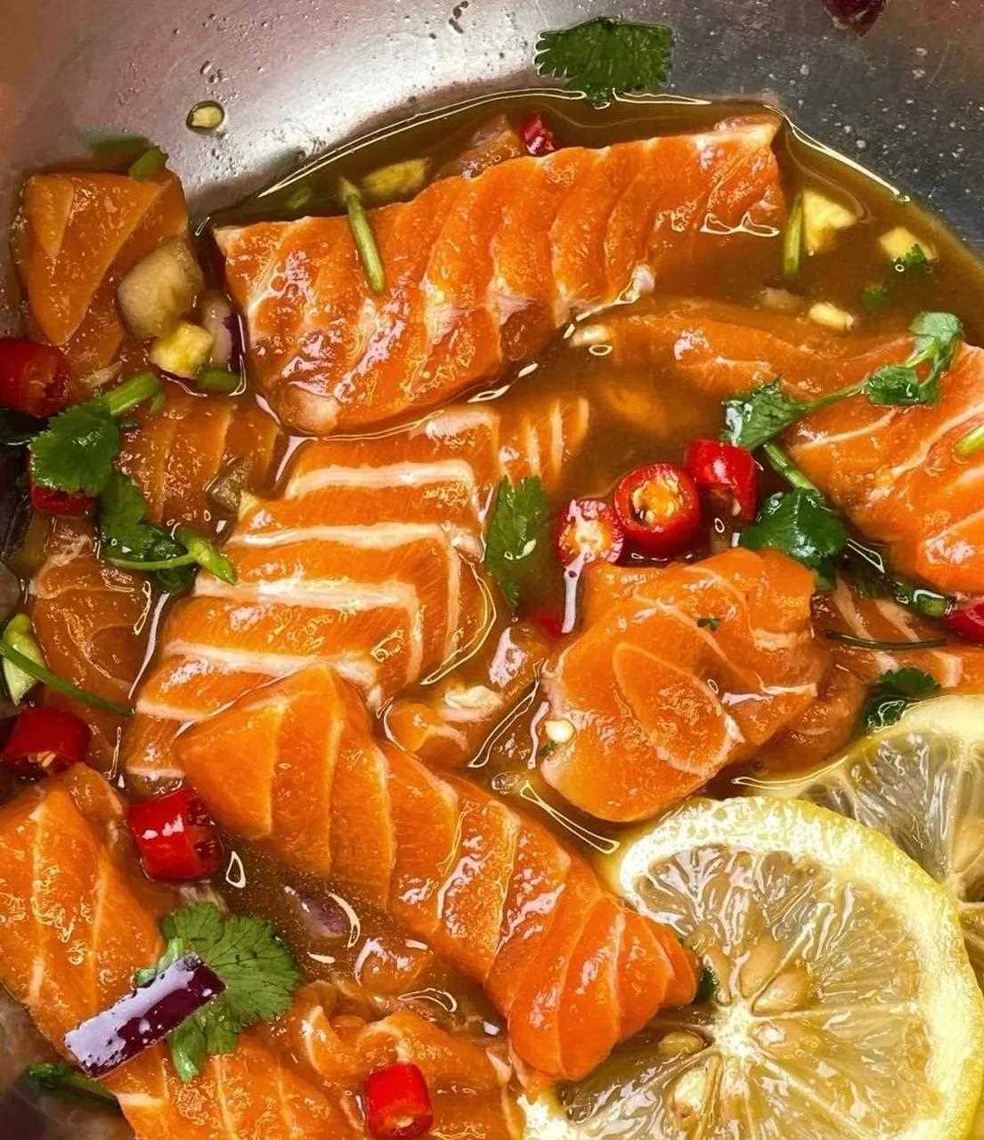 已瘦30斤 这凉拌三文鱼真好吃到破防了 减肥的姐妹们一定要试试这个