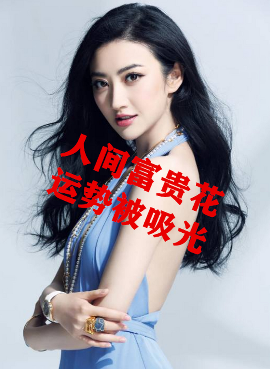 富贵花-景甜是人形貔貅 常听到小红靠捧,大红靠命.