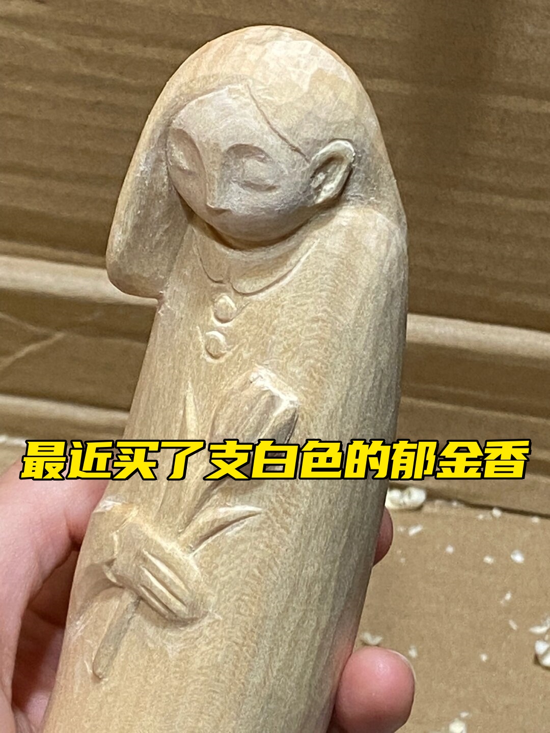 然而最近我发现许多花朵绽放这激发了我制作持花小人的想法