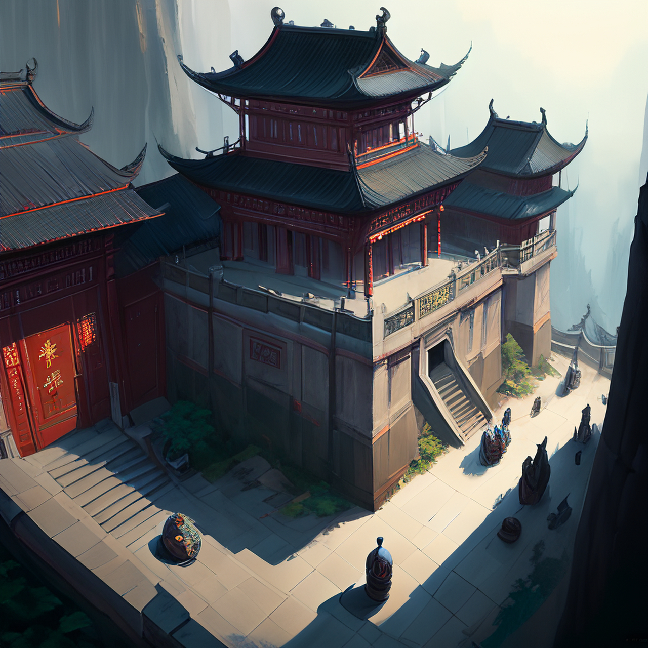 百度ai绘图黑科技#壁纸,微视图,古风绘画,中国风,描绘古诗词,古典美.