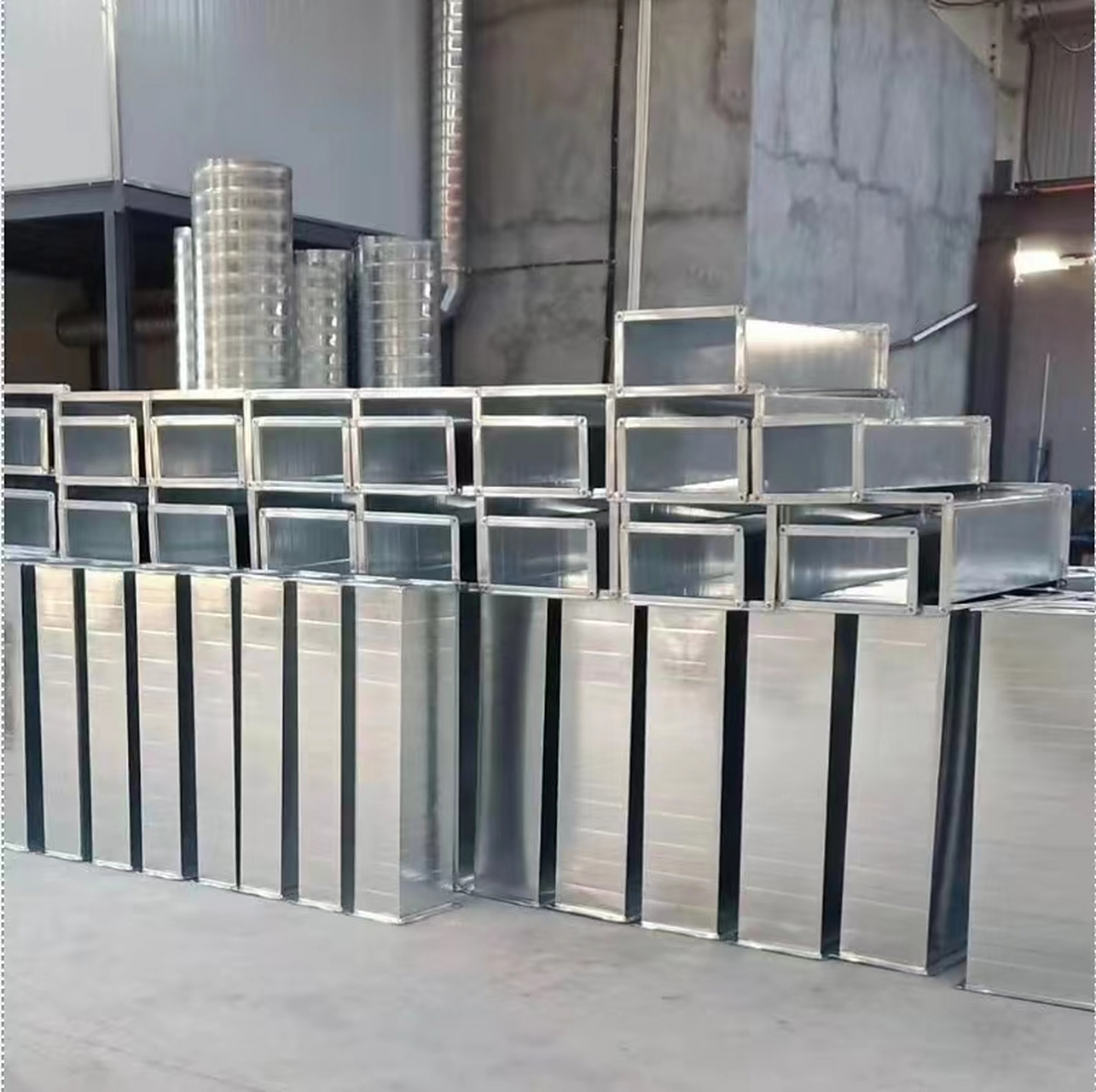 江苏徐州#镀锌矩形铁皮风管#排烟通风管道介绍镀锌钢板风管是风管的一