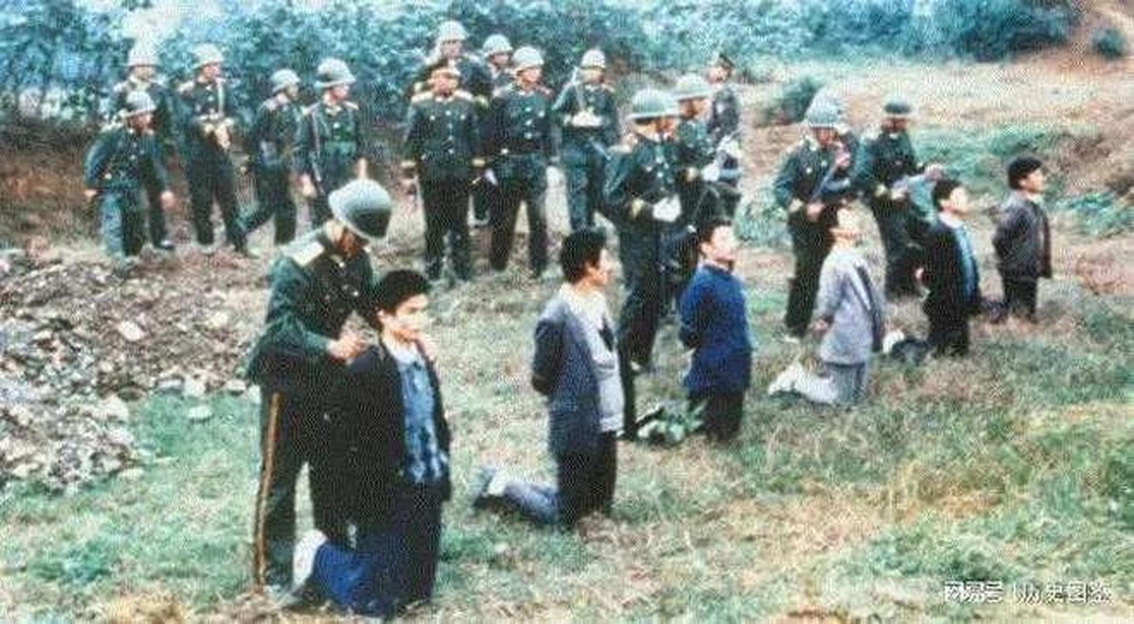 80年代的死刑执行现场图片