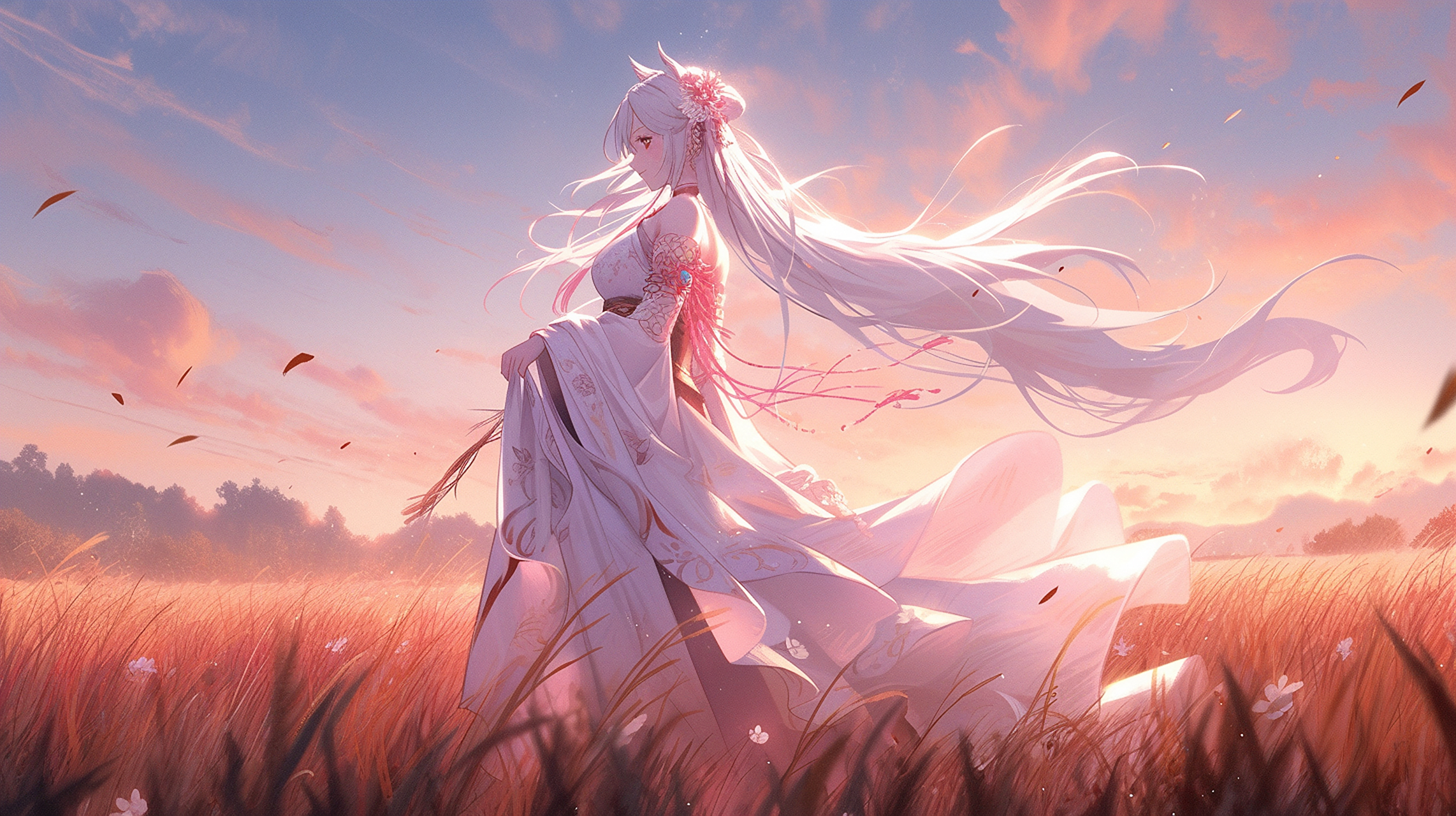 待到山花烂漫时,她在丛中笑 #电脑壁纸# #二次元# #二次元美图