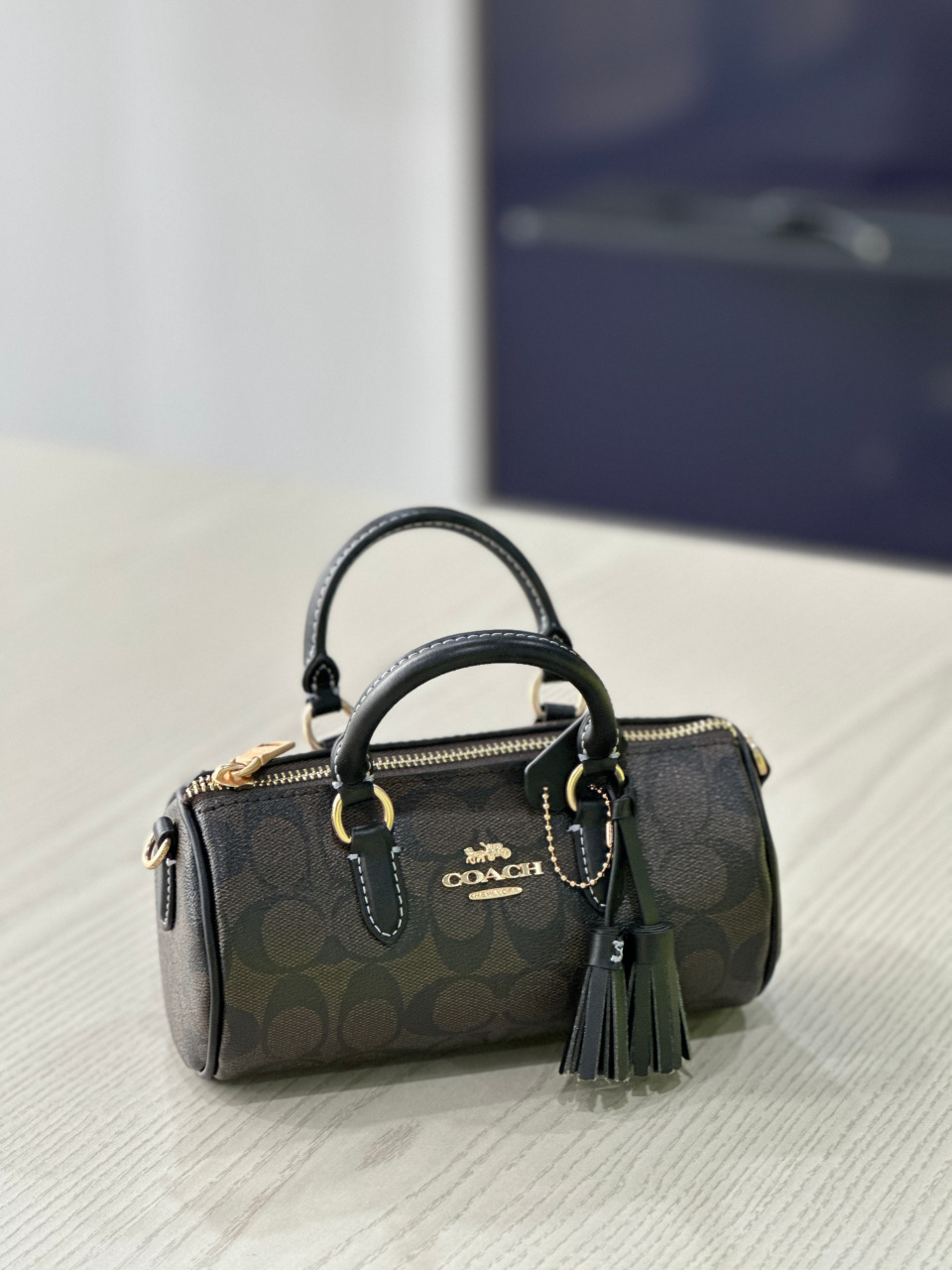 coach lacey 笔筒包五个颜色实拍