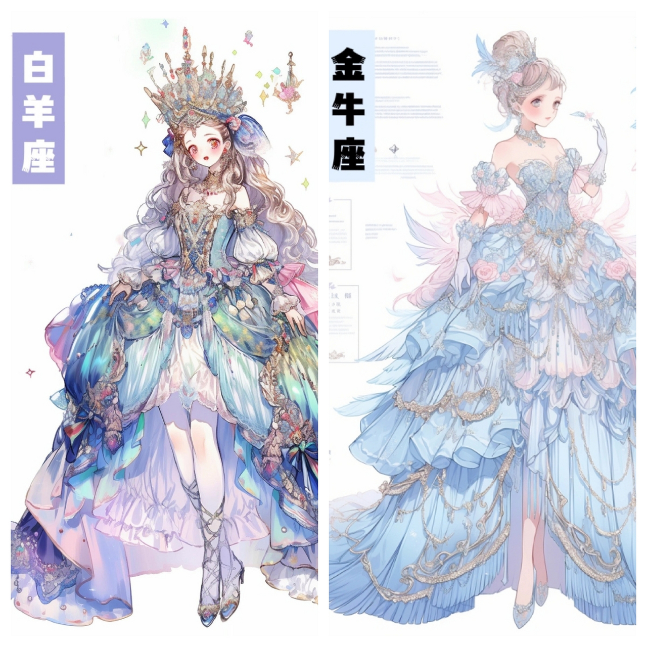 白羊座:芭比之森林公主 金牛座:芭比之天鹅湖公主