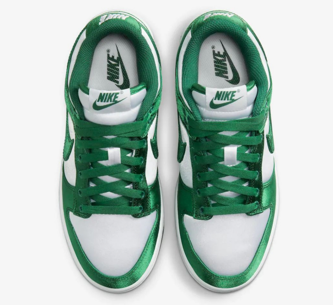 耐克dunk「白绿丝绸」曝光 虽然dunk的热度已经大不如前,但nike依旧没
