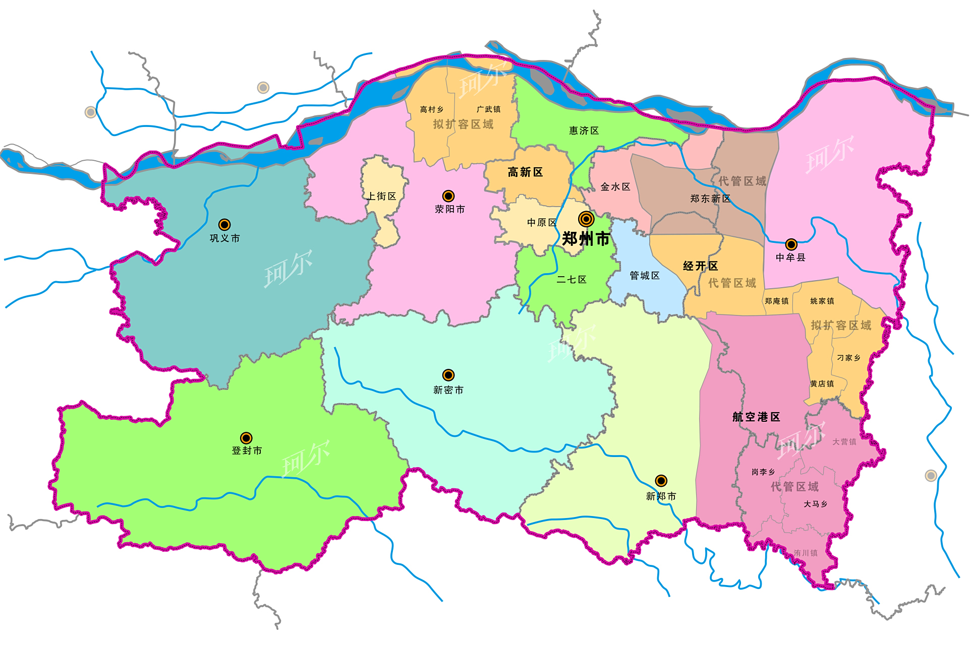 全域面积7887平方公里,专项规划启动,包含尉氏四乡镇!