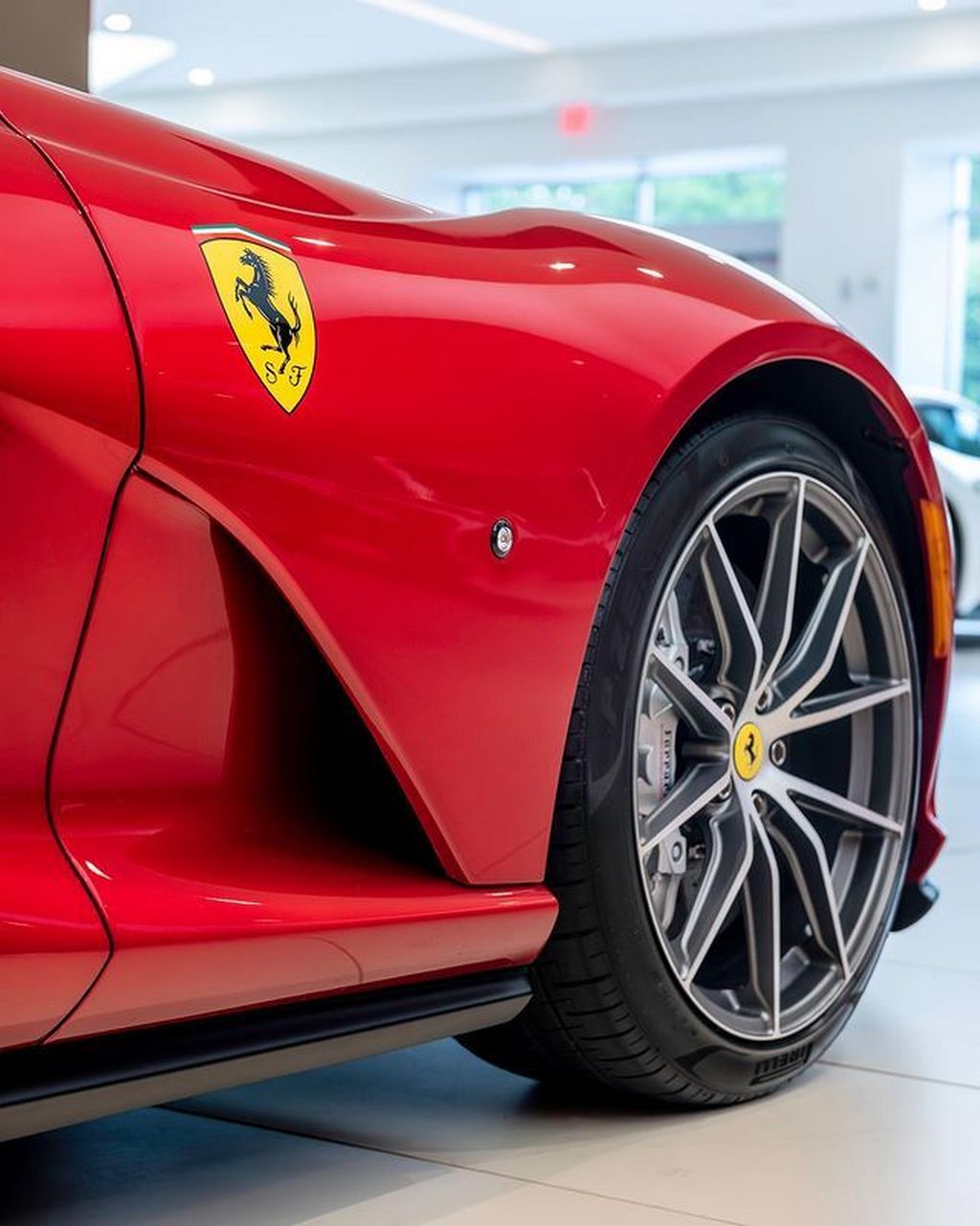 2022 ferrari 812 gts in rosso magma 法拉利812  car时尚  豪车超跑