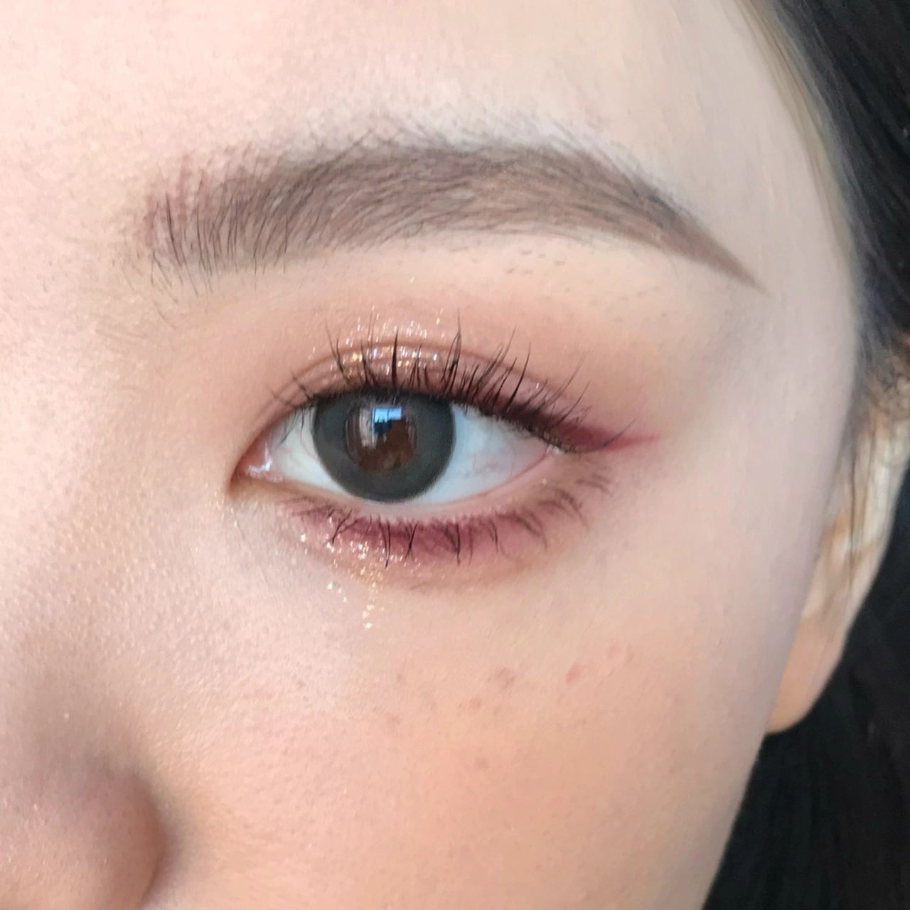 圣诞氛围小鹿眼妆教程秋冬系红茶拿铁 年底凑个圣诞妆容的热闹 可可