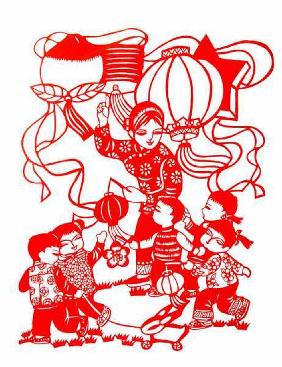 广东佛山剪纸 广东佛山的民间剪纸,宋代已有流传,盛于明清两代.