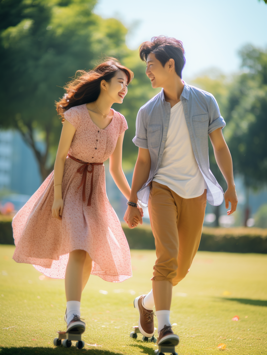 她的儿子和儿媳是一对恩爱的小夫妻,他们相识相恋多年