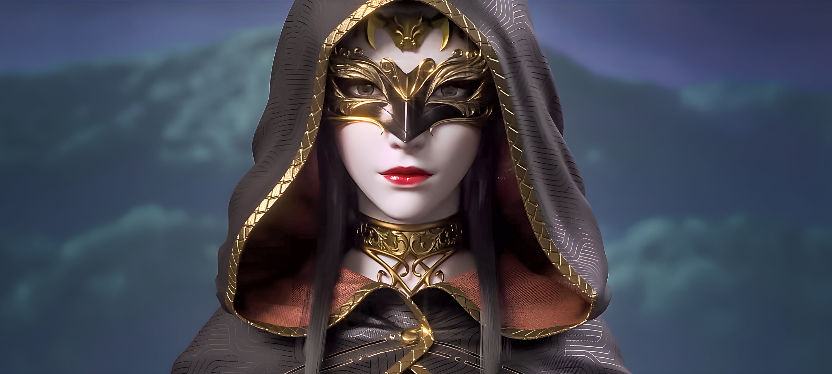 美杜莎女王限定版黑袍上线,蛇人族新造型即将上线!