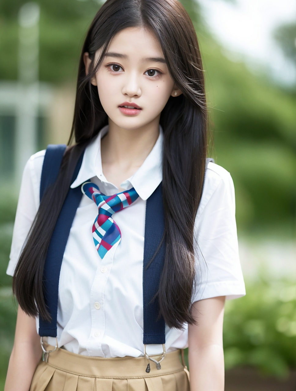 清纯美少女校园写真照片#青春美少女# #少女# #美女